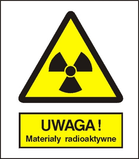 Ostrzeżenie przed materiałami radioaktywnymi